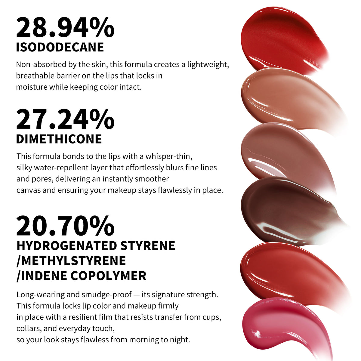 VKTUK 6 Shades Juicy Transfer-Proof Lip Glaze