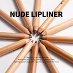 VKTUK 12 Shades Nude Lip Liner Set with Built-in Lip Brush