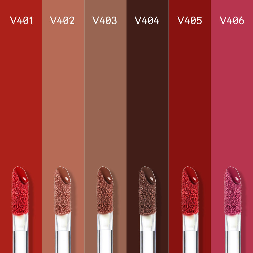 VKTUK 6 Shades Juicy Transfer-Proof Lip Glaze