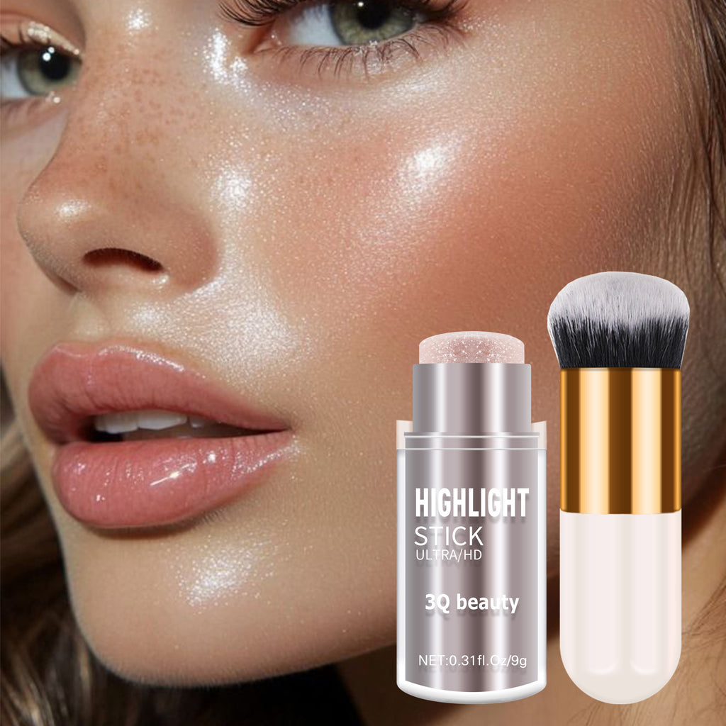 3Q Beauty 3-Color Highlighter & Bronzer