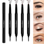 Vktuk-4 Pack Double-Headed Eyebrow Pencils