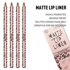 VKTUK 12-Piece Nude Color Lip Liner