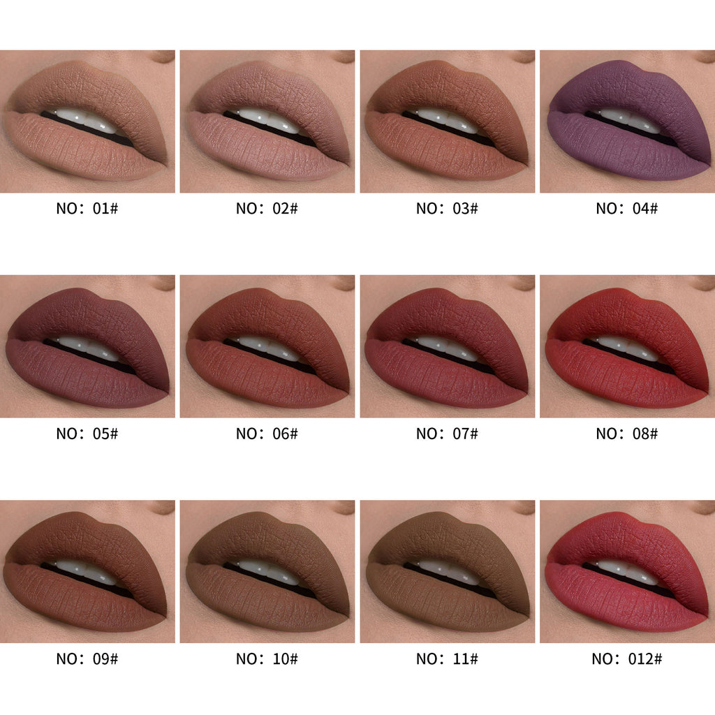 VKTUK 12-Piece Nude Color Lip Liner