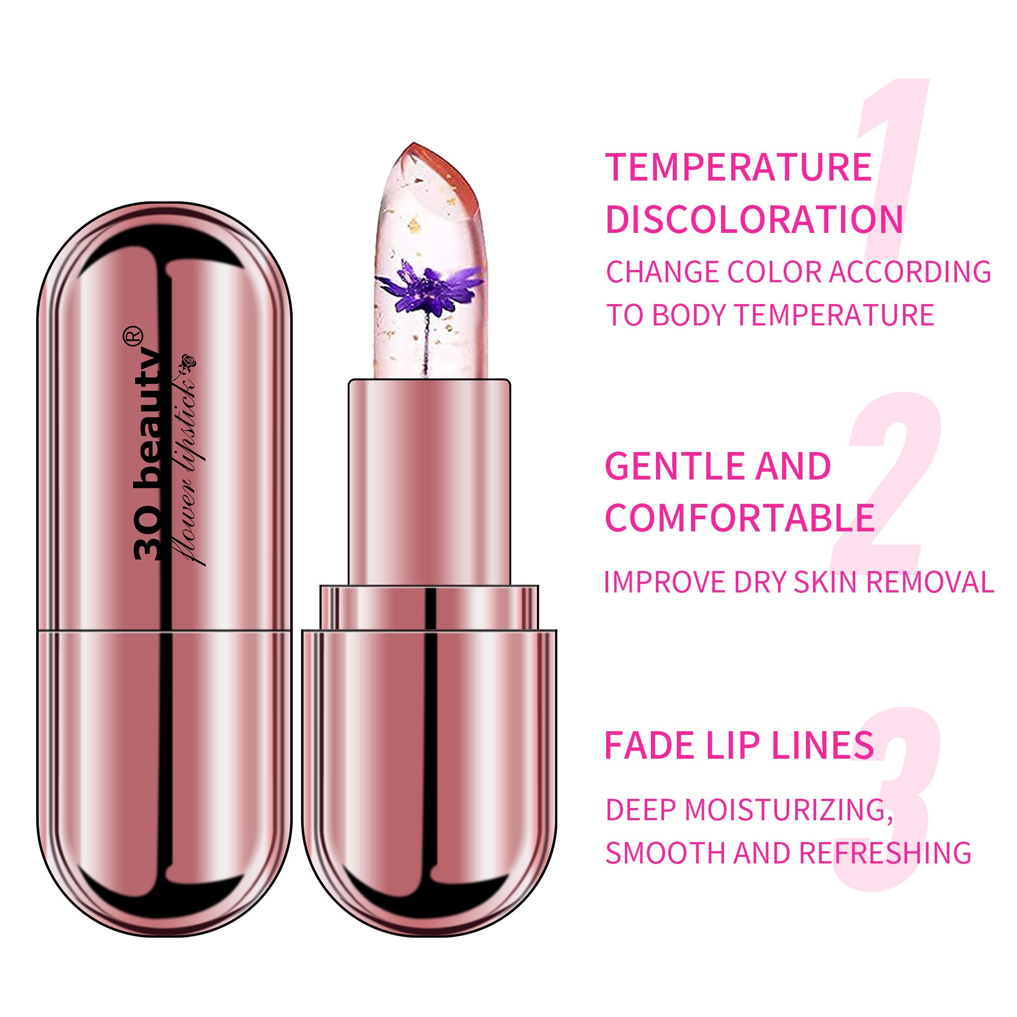 Vktuk-Flowers Warm Lipstick