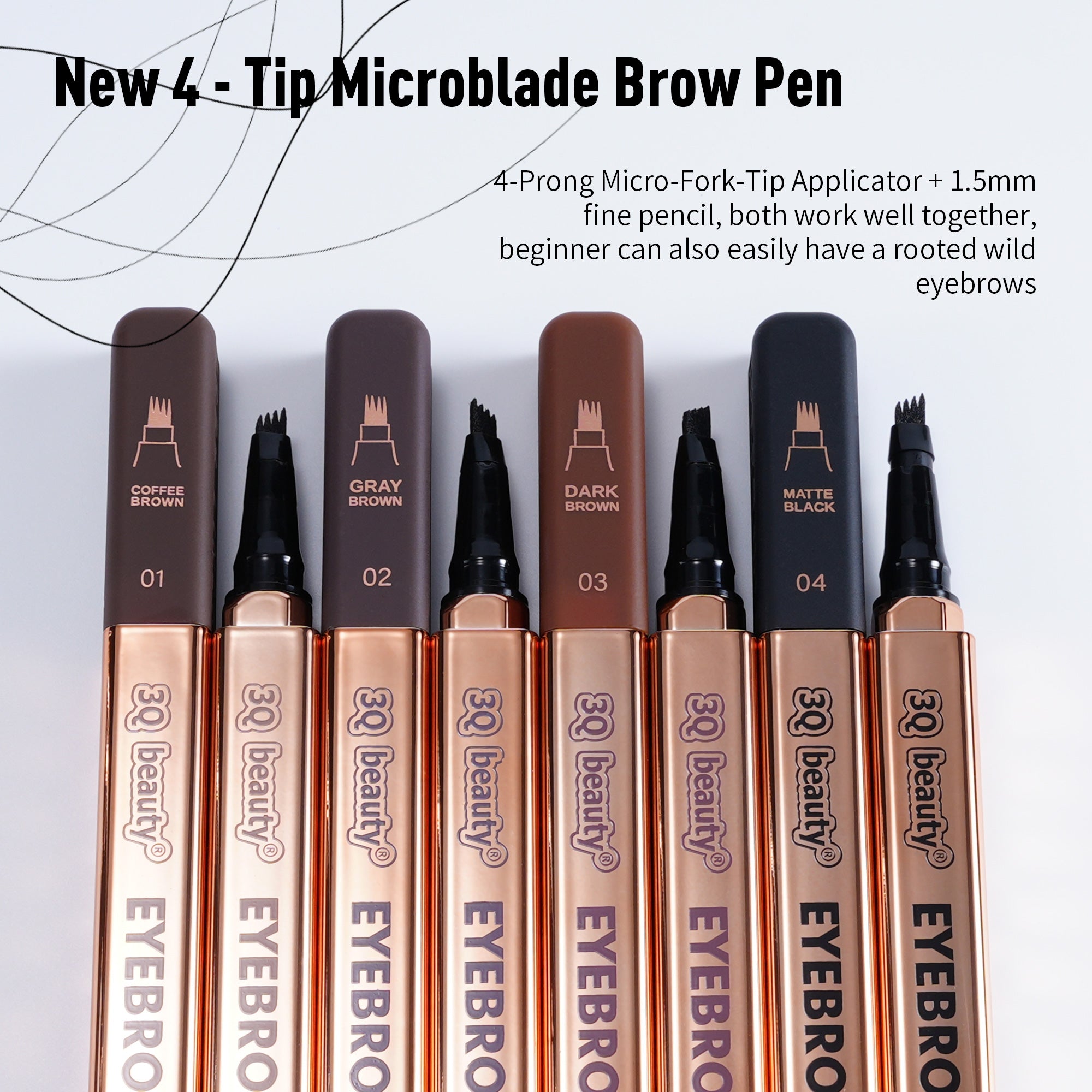 Vktuk Beauty Waterproof Eyebrow Pencil