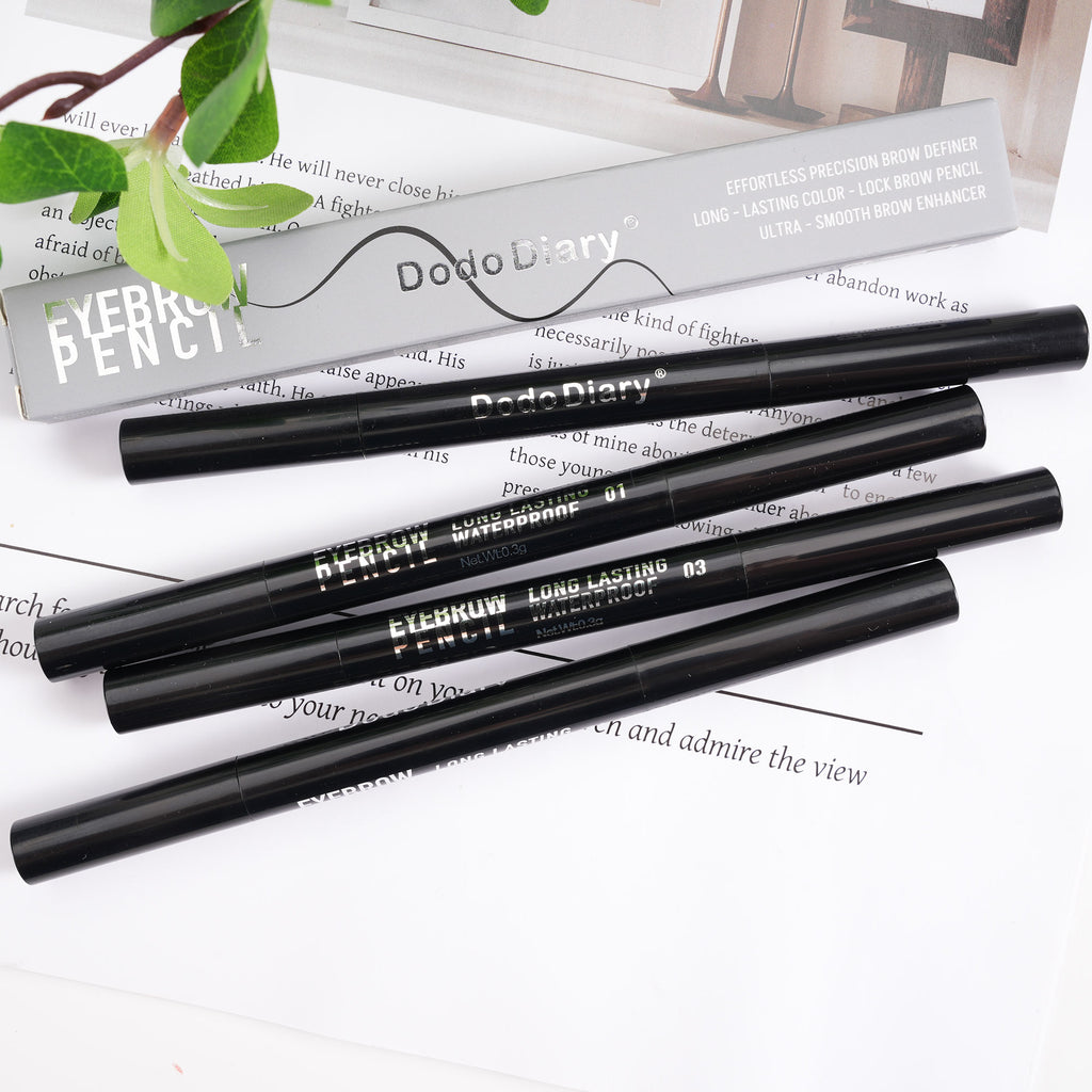 Vktuk-4 Pack Double-Headed Eyebrow Pencils
