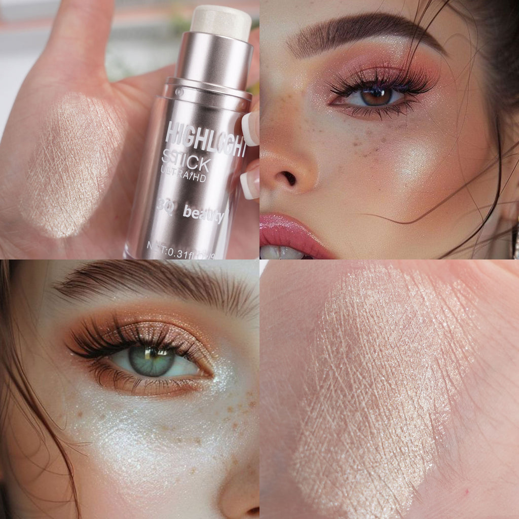 3Q Beauty 3-Color Highlighter & Bronzer