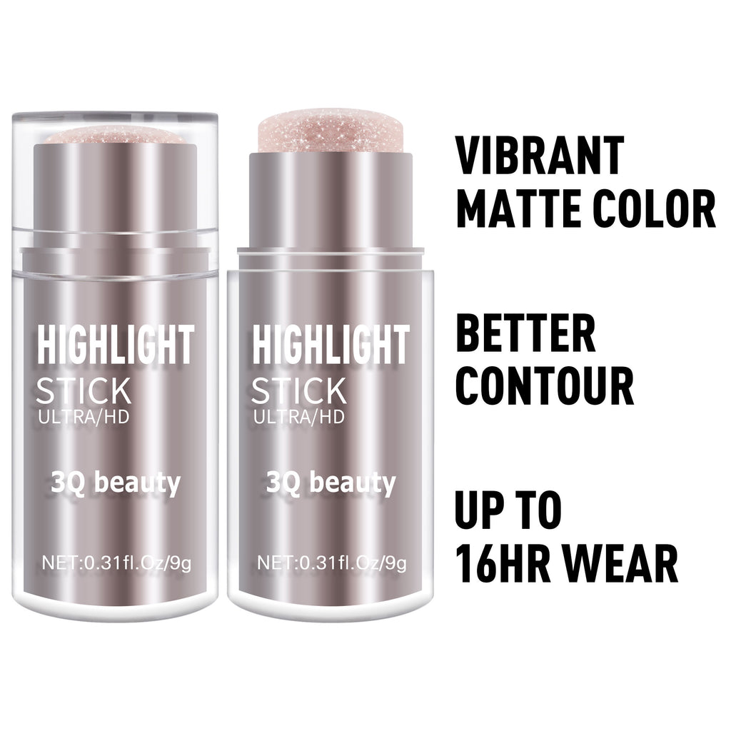 3Q Beauty 3-Color Highlighter & Bronzer