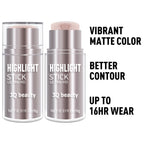 3Q Beauty 3-Color Highlighter & Bronzer