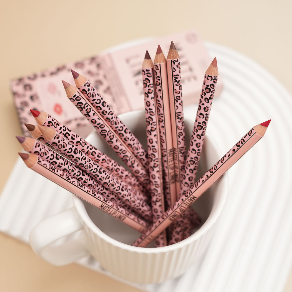 VKTUK 12-Piece Nude Color Lip Liner