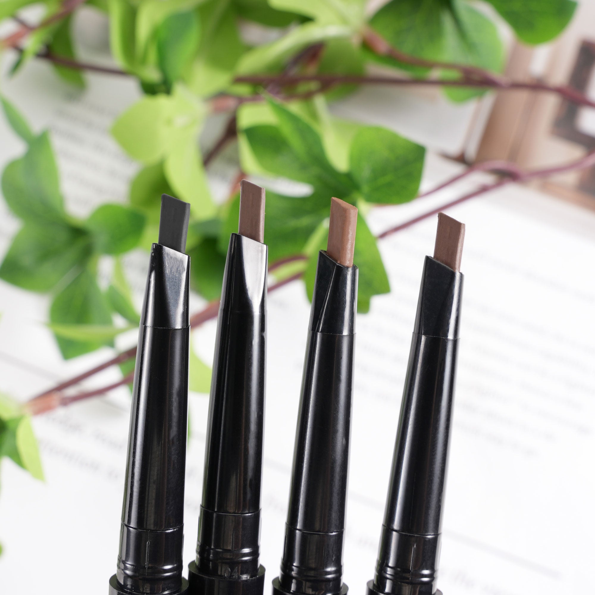 Vktuk-4 Pack Double-Headed Eyebrow Pencils