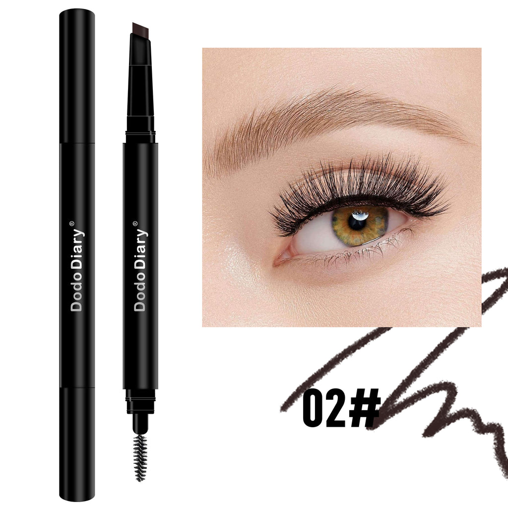 Vktuk-4 Pack Double-Headed Eyebrow Pencils