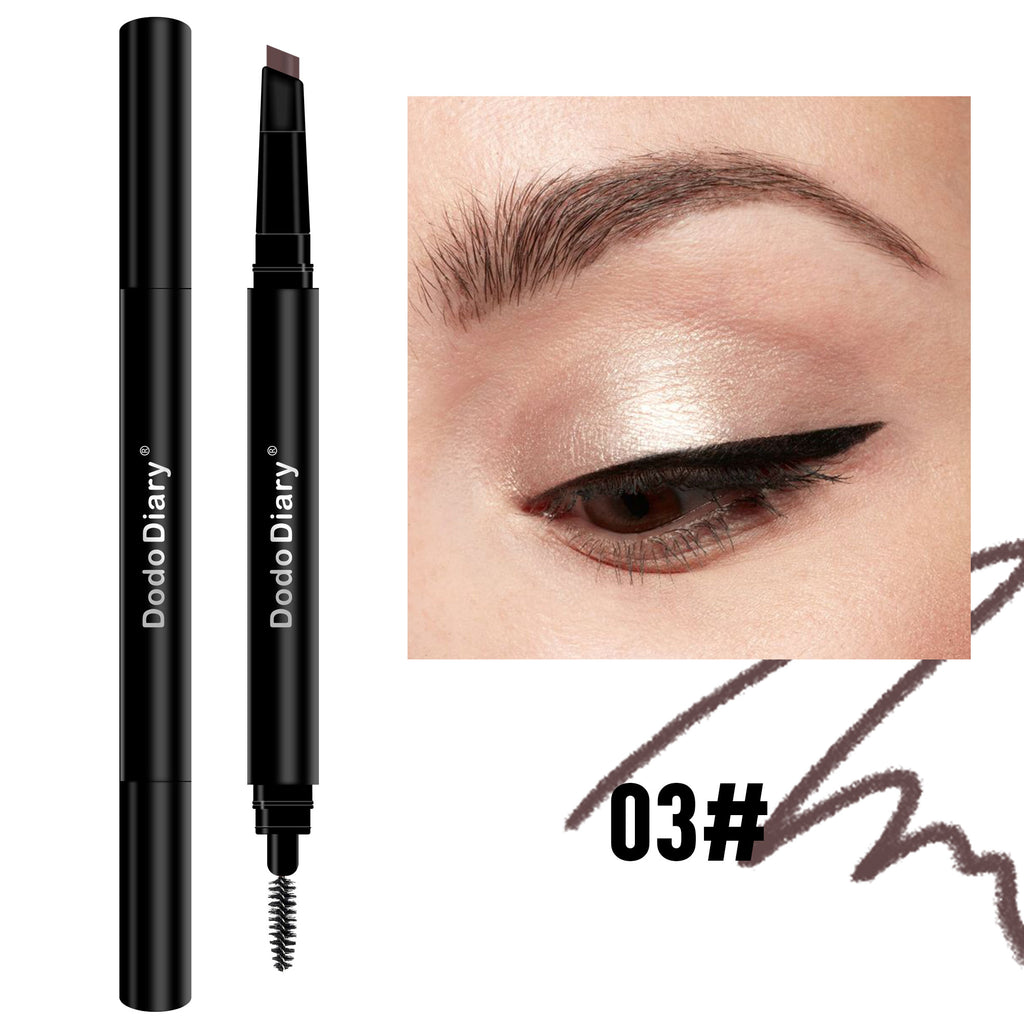 Vktuk-4 Pack Double-Headed Eyebrow Pencils