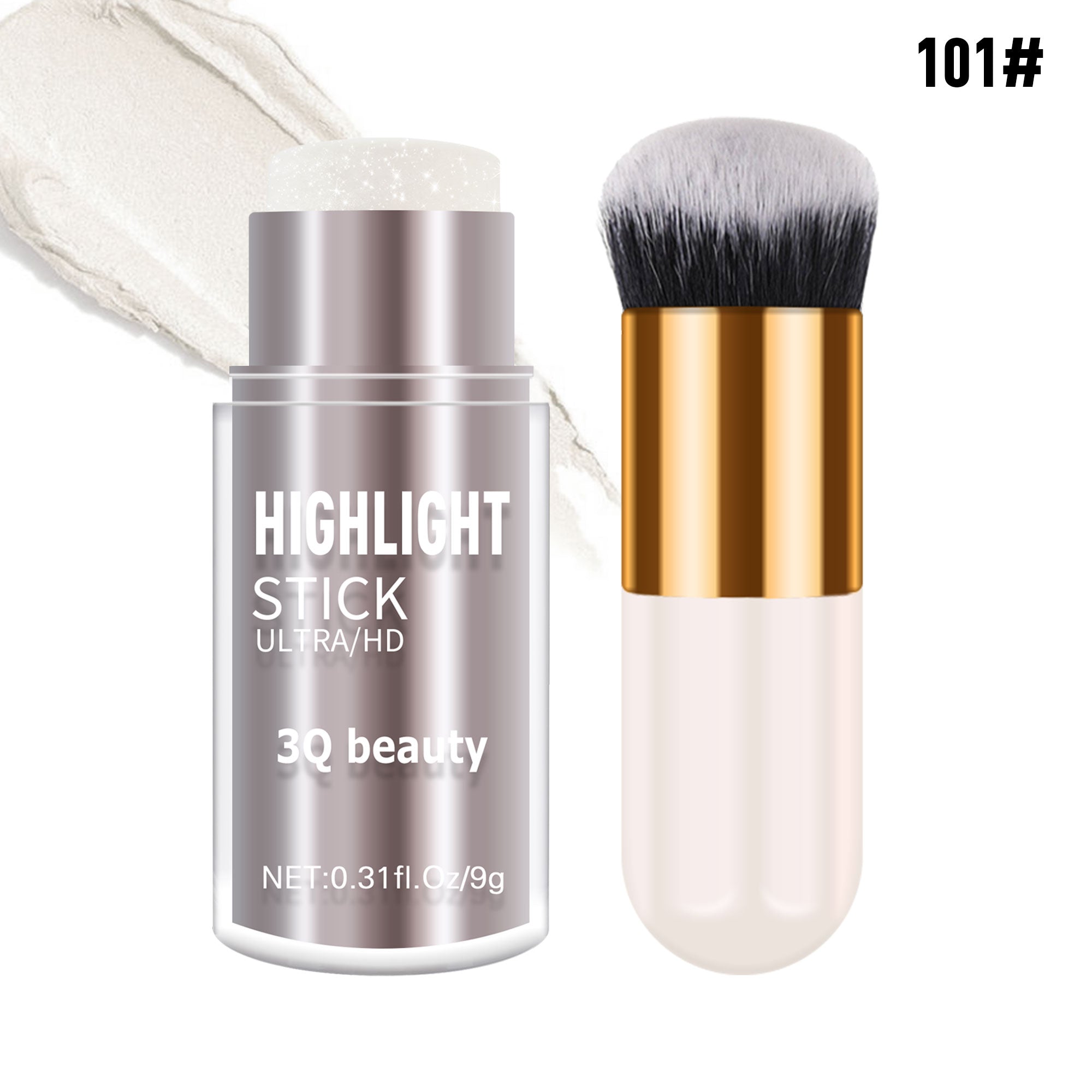 3Q Beauty 3-Color Highlighter & Bronzer