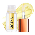 VKTUK 6-Color Fruity Flavor Lip Oil Set for Women - Hydrating, Plumping, Non-Sticky, Shiny, Long-Lasting Moisturizing Lip Makeup Kit