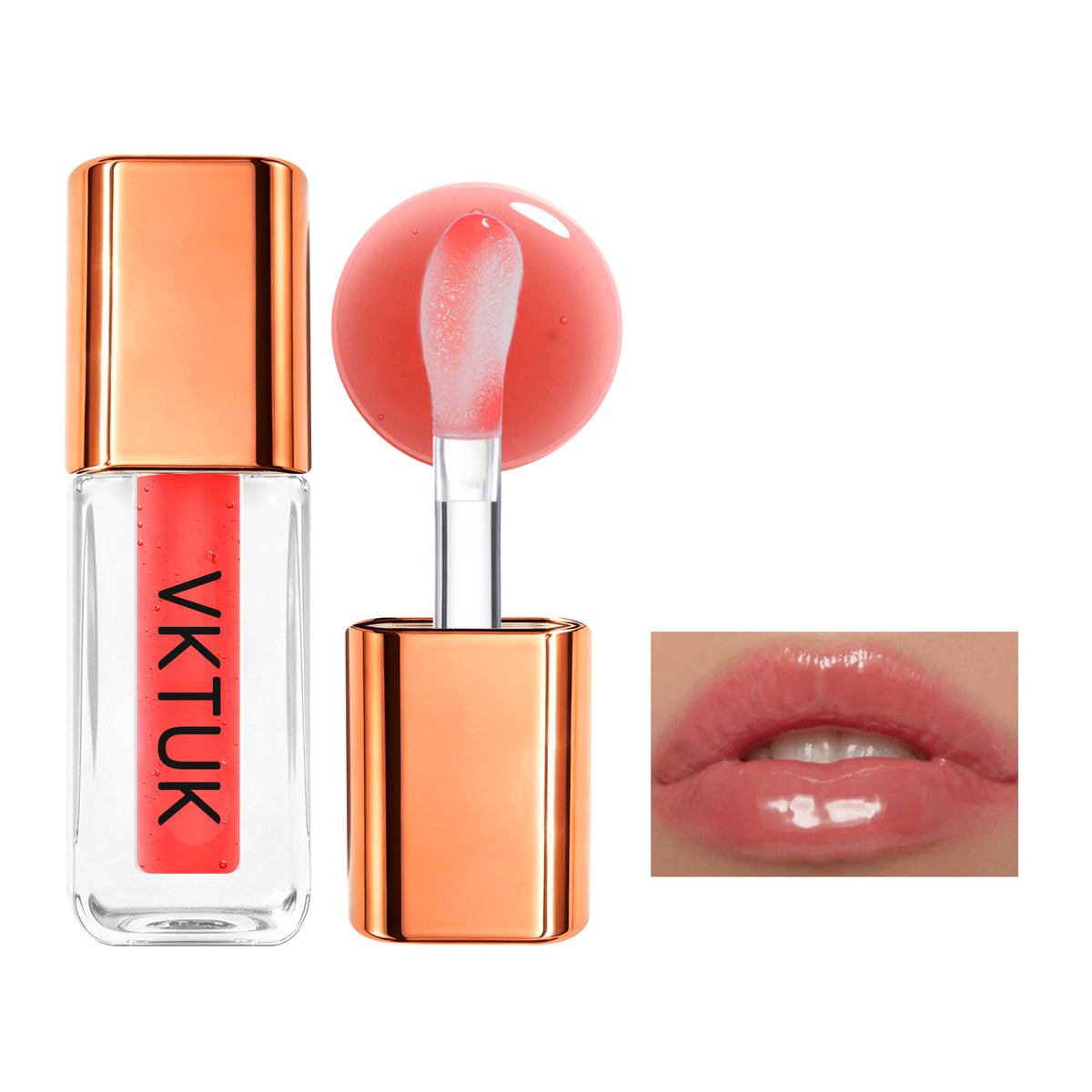 VKTUK 6 Shades Fruity Plumping Lip Oil Set