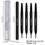 Vktuk-4 Pack Double-Headed Eyebrow Pencils